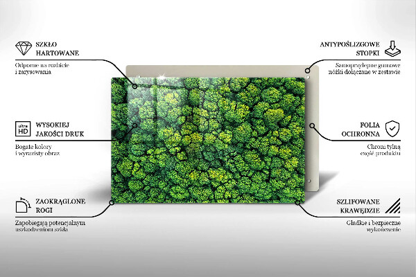 Protezione piano cottura Pianta di muschio naturale