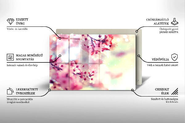 Copri piano cottura Fiori di melo naturali
