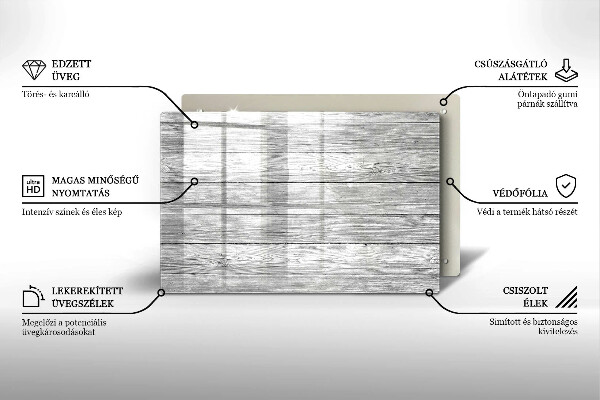 Copri piano cottura Vecchie tavole di legno
