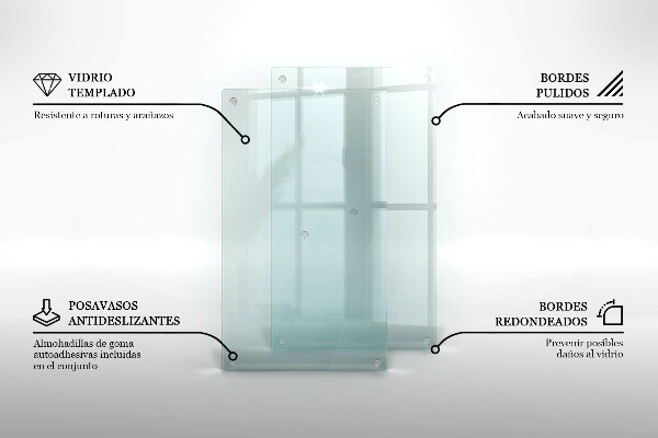 Copri trasparente piano induzione 2x30x52 cm