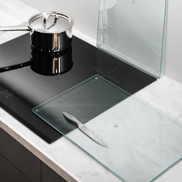 Copri trasparente piano induzione 2x30x52 cm