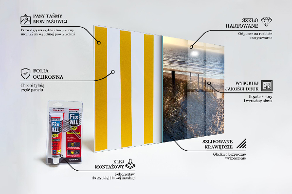 Pannello rivestimento parete cucina Dune di sabbia sul mar baltico