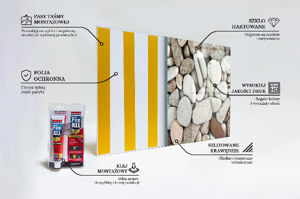 Pannello paraschizzi cucina Spiaggia sassosa