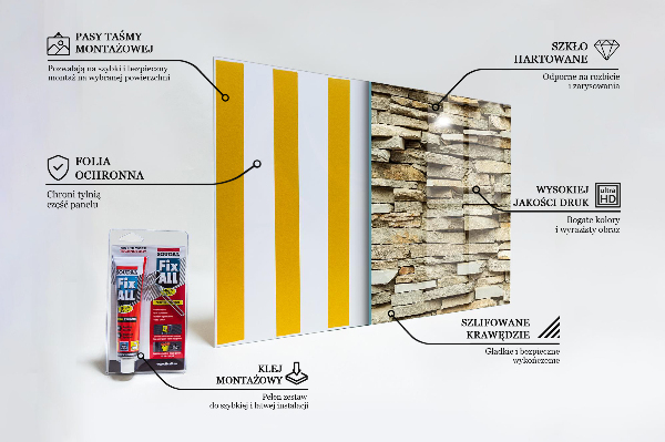 Pannello schienali cucina Mattoni naturali