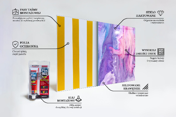 Pannello paraschizzi cucina Astrazione rosa