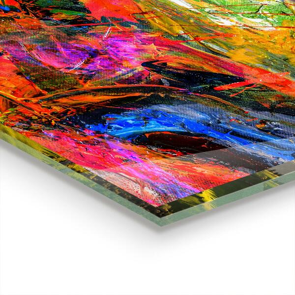 Pannello paraschizzi cucina Esplosione di colori