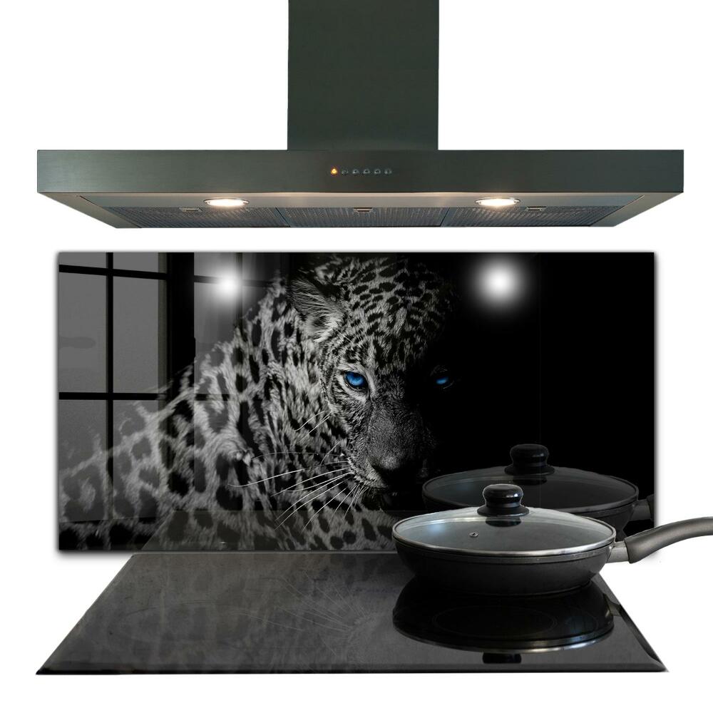 Pannello paraschizzi cucina Gatto selvatico della pantera oscura
