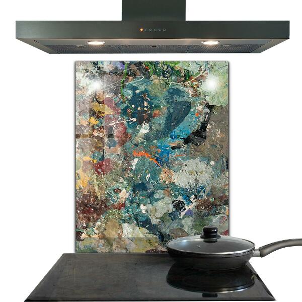 Pannello schienali cucina Trama di pittura ad olio