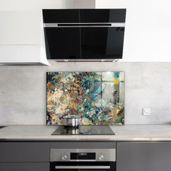 Pannello schienali cucina Trama di pittura ad olio