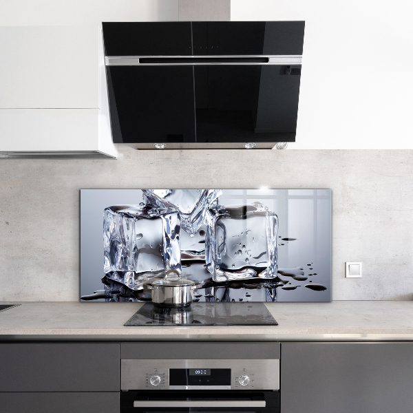 Pannello paraschizzi cucina Rinfresco dei cubetti di ghiaccio