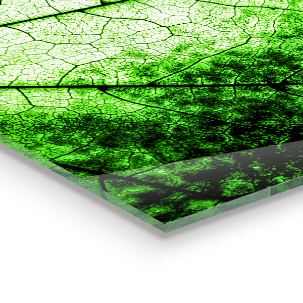 Rivestimento parete cucina Trama di foglia verde