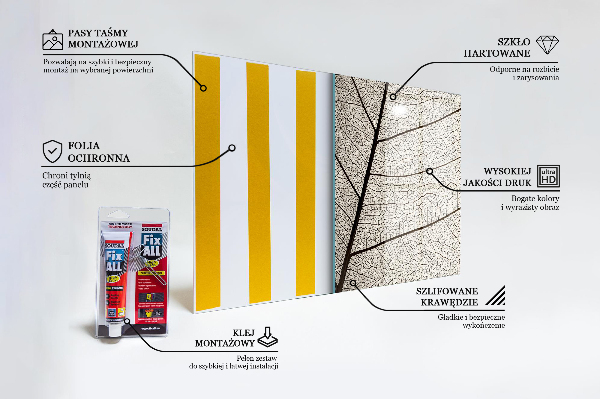 Rivestimento parete cucina Trama di foglie color seppia