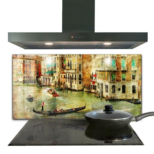 Pannello paraschizzi cucina Italia venezia immagine d'epoca