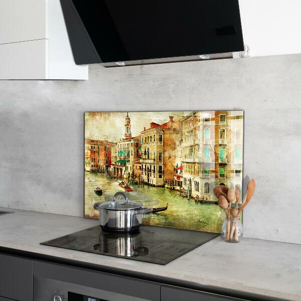 Pannello paraschizzi cucina Italia venezia immagine d'epoca