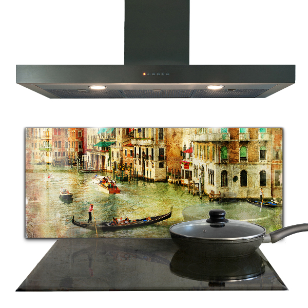 Pannello paraschizzi cucina Italia venezia immagine d'epoca