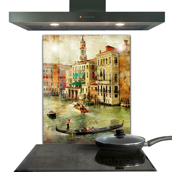 Pannello paraschizzi cucina Italia venezia immagine d'epoca