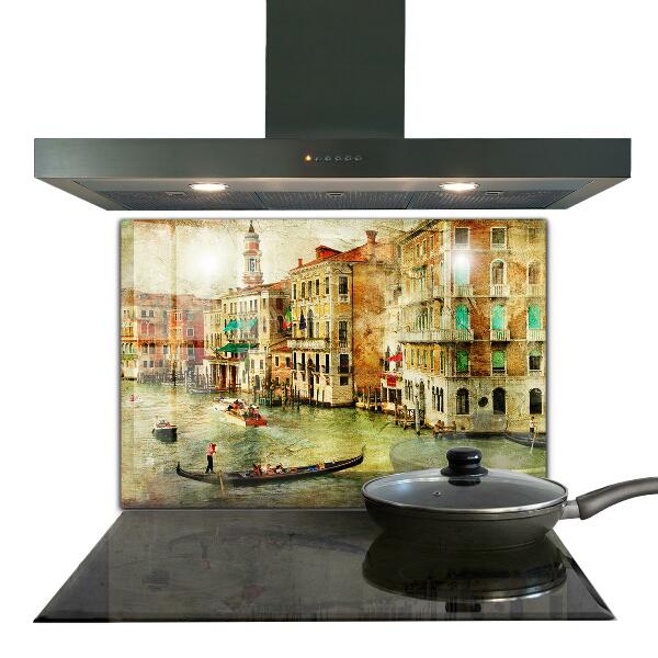 Pannello paraschizzi cucina Italia venezia immagine d'epoca