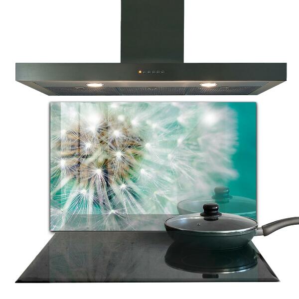 Rivestimento parete cucina Dente di leone nella pianta eolica