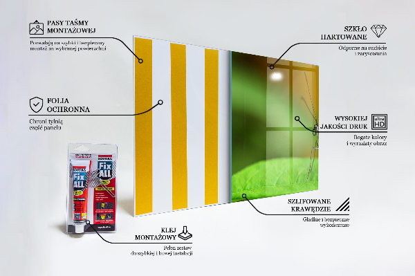 Pannello paraschizzi cucina Farfalla su una foglia