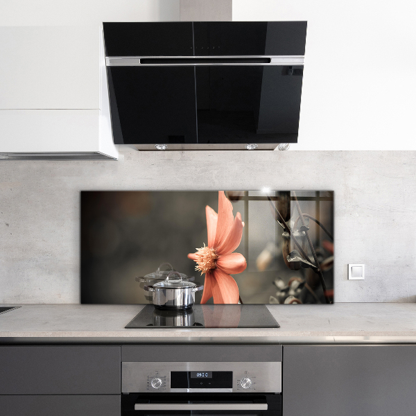 Rivestimento parete cucina Bocciolo di fiore d'epoca