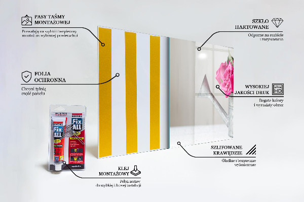 Rivestimento parete cucina Annaffiatoio con mazzo di rose