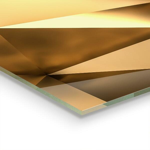 Pannello paraschizzi cucina Struttura geometrica metallica