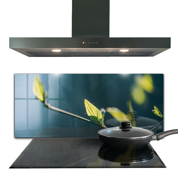 Rivestimento parete cucina Foglia lucida sul ramo