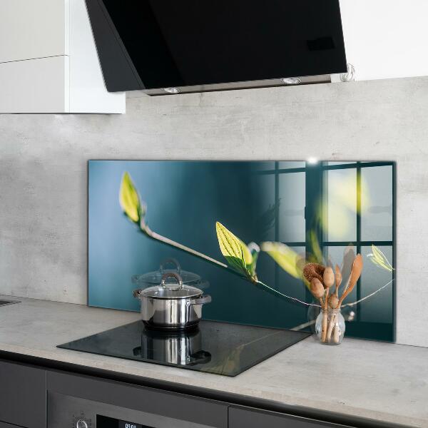 Rivestimento parete cucina Foglia lucida sul ramo