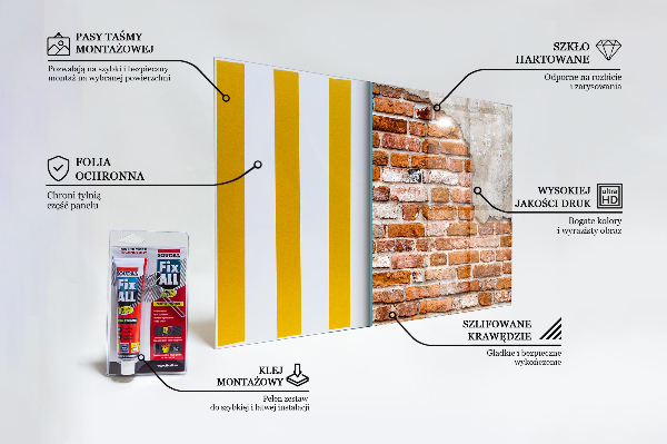 Pannello paraschizzi cucina Muro di mattoni di pietra