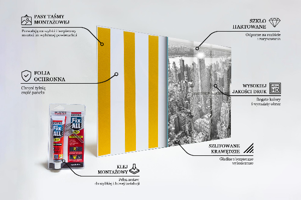 Pannello rivestimento parete cucina Architettura di new york