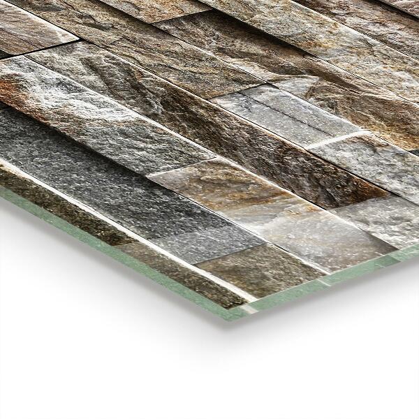 Pannello paraschizzi cucina Mattone di pietra naturale