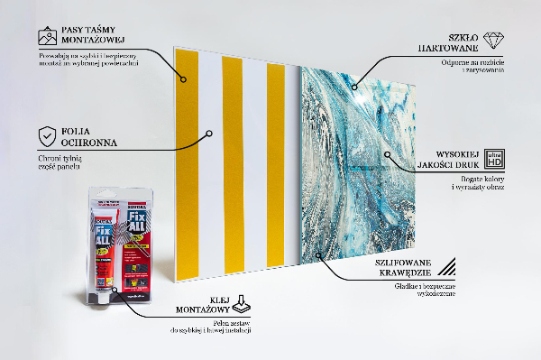 Pannello paraschizzi cucina Onda marina