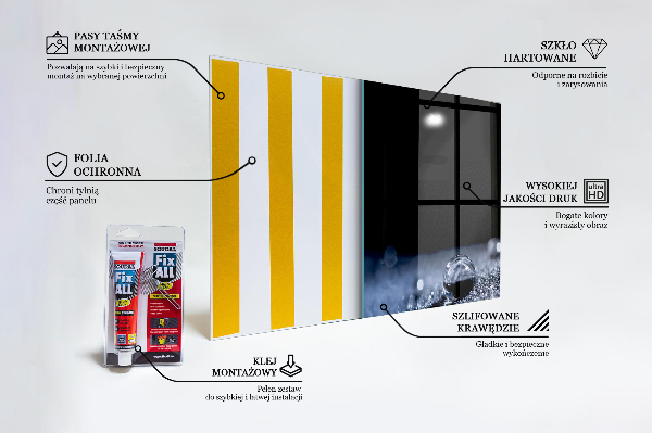 Pannello paraschizzi cucina Una goccia di rugiada al mattino