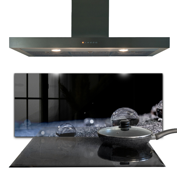 Pannello paraschizzi cucina Una goccia di rugiada al mattino