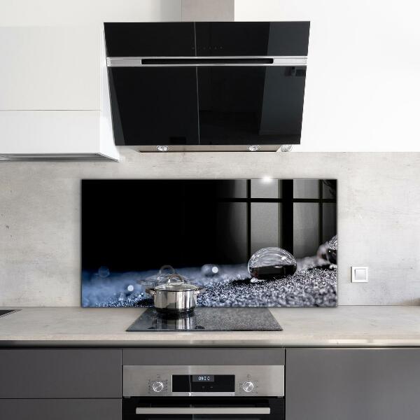 Pannello paraschizzi cucina Una goccia di rugiada al mattino