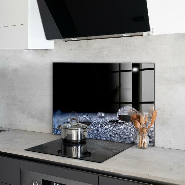 Pannello paraschizzi cucina Una goccia di rugiada al mattino