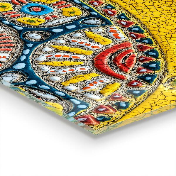 Pannello paraschizzi cucina Mosaico in ceramica tartaruga