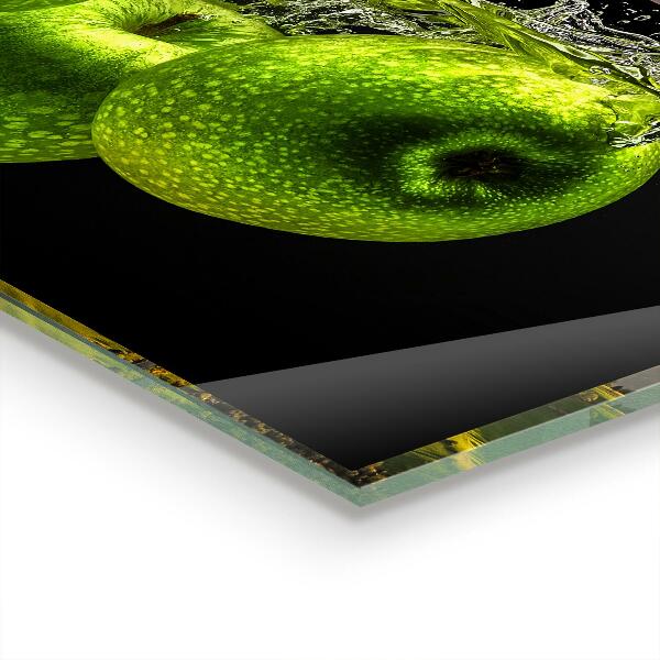 Pannello paraschizzi cucina Mele verdi in acqua