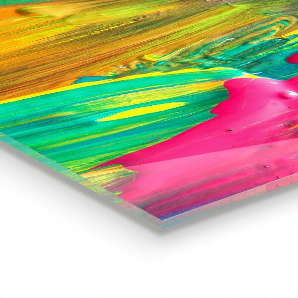 Pannello paraschizzi cucina Trama di vernice colorata