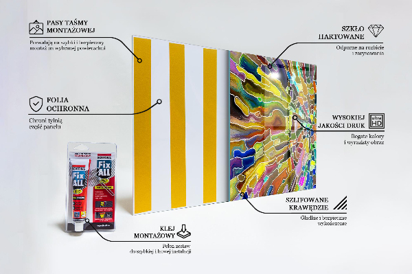 Pannello paraschizzi cucina Mosaico colorato fantasia