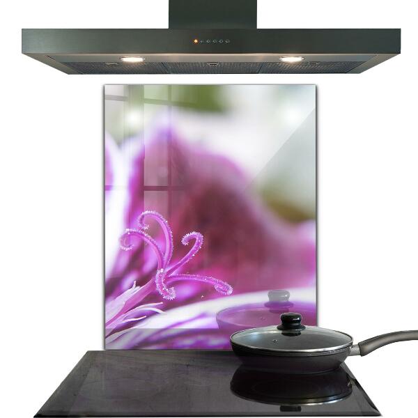 Pannello paraschizzi cucina Dettagli della natura del fiore rosa