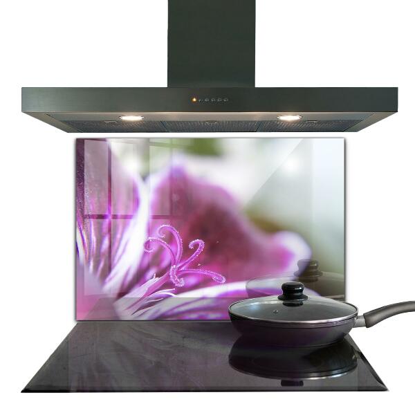 Pannello paraschizzi cucina Dettagli della natura del fiore rosa