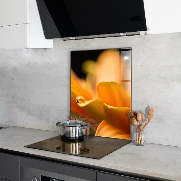 Pannello paraschizzi cucina Fiore di gerber