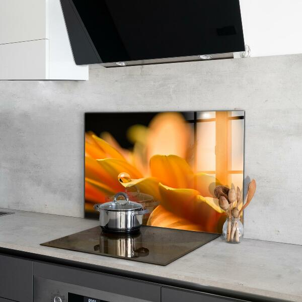 Pannello paraschizzi cucina Fiore di gerber