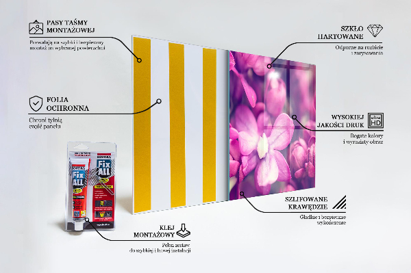 Pannello paraschizzi cucina Bellezza naturale dei gigli rosa