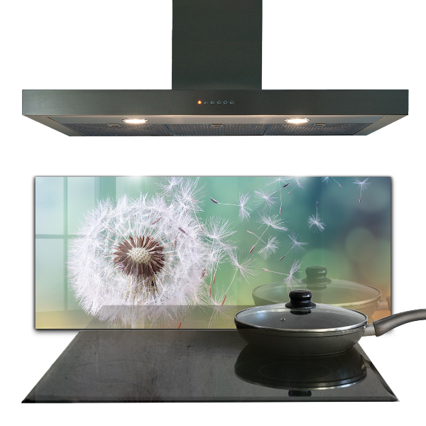 Pannello paraschizzi cucina Dente di leone dente di leone nel vento