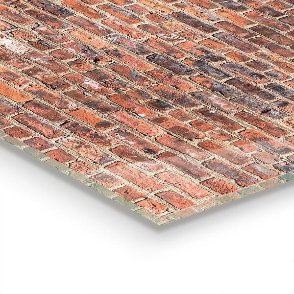 Pannello paraschizzi cucina Struttura del muro di mattoni