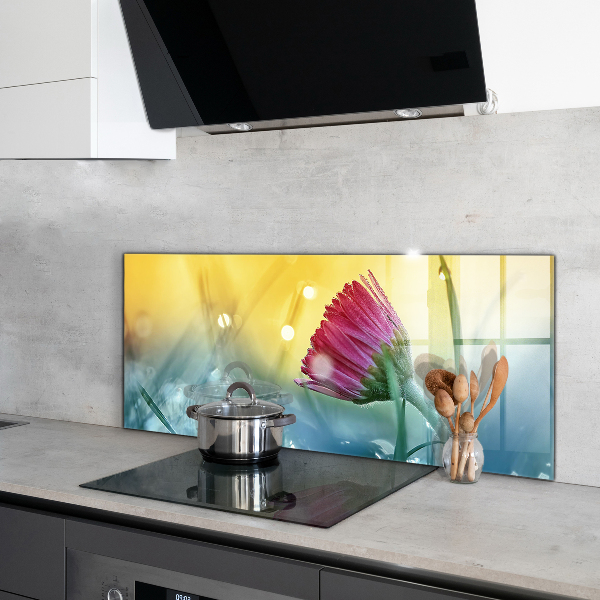 Pannello retrocucina Delicata margherita nel prato