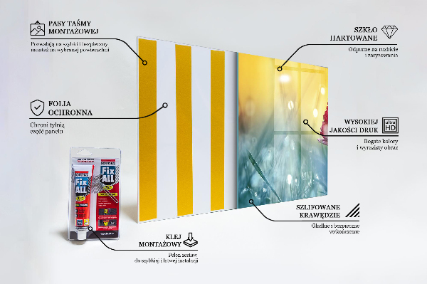 Pannello retrocucina Delicata margherita nel prato