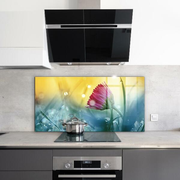 Pannello retrocucina Delicata margherita nel prato